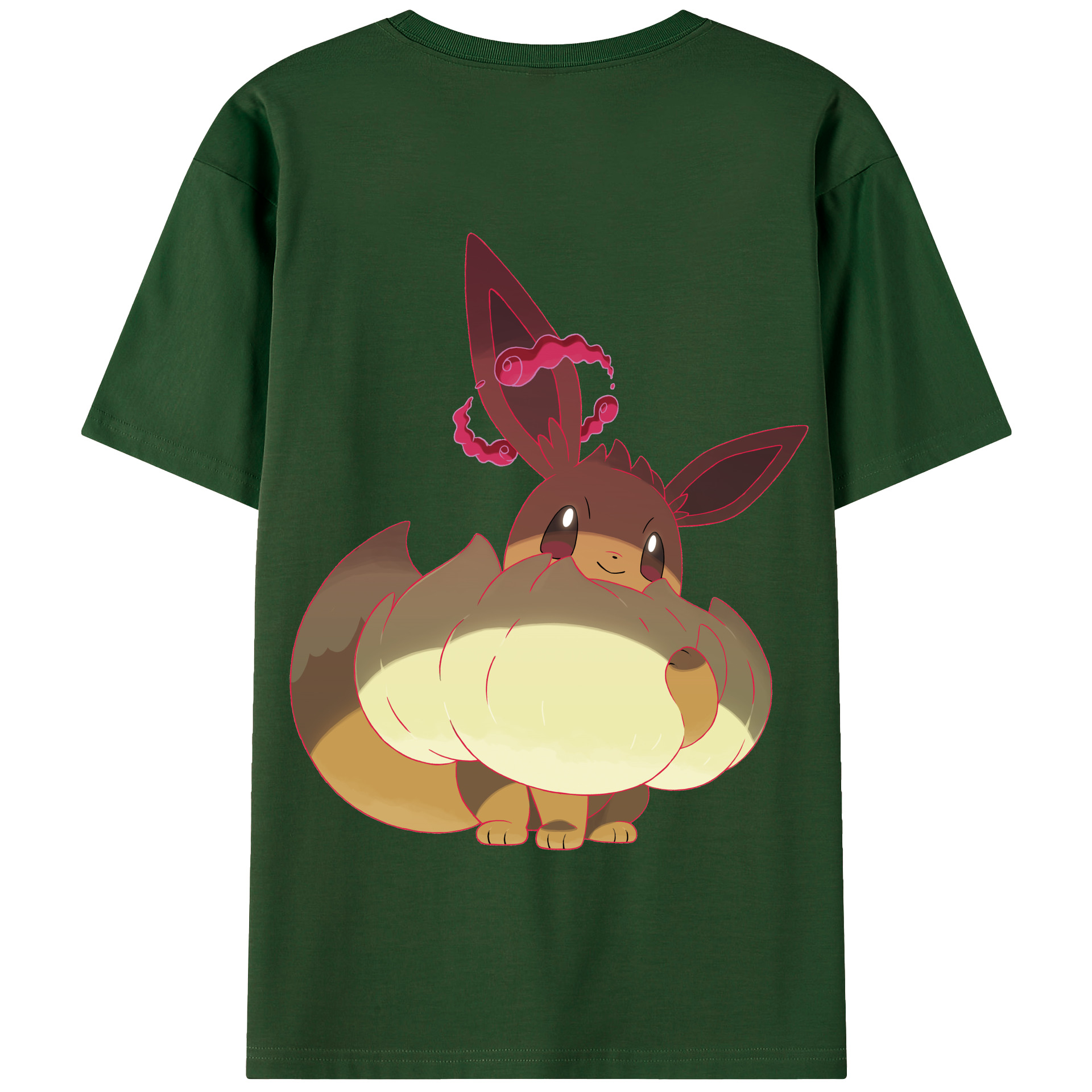 （画像用） ポケットモンスター Pokémon 綿100％半袖Tシャツ（背面プリント）